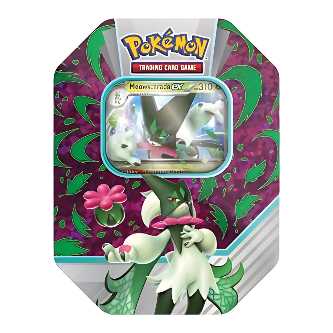 Pokemon Paldea Partners Tin – Meowscarada EX