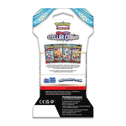 Scarlet & Violet-Stellar Crown Sleeved Booster Pack (10 Cards)
