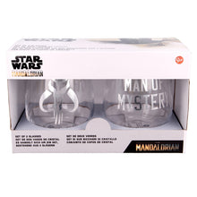 2 PCS 510 ML CRYSTAL GLASS SET THE CHILD MANDALORIAN