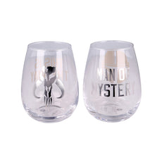 2 PCS 510 ML CRYSTAL GLASS SET THE CHILD MANDALORIAN