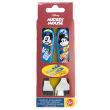 2 PCS ELLIPTICAL METALLIC CUTLERY (SPOON AND FORK) SET MICKEY TRUE CHAMPIONS