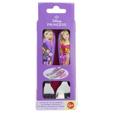 2 PCS ELLIPTICAL METALLIC CUTLERY (SPOON AND FORK) SET PRINCESS COURAGEOUS HEART