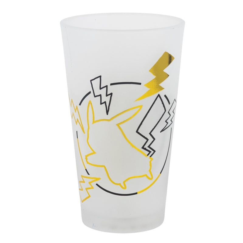 2 PCS GLASS CASUAL TUMBLER 490 ML POKEMON THUNDERSTRUCK