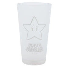 2 PCS GLASS CASUAL TUMBLER 490 ML SUPER MARIO