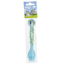 2 PCS PP CUTLERY (SPOON AND FORK) SET IN POLYBAG BLUEY
