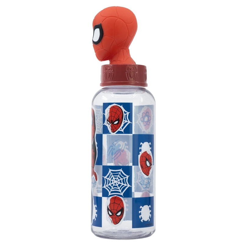 3D ECOZEN FIGURINE BOTTLE 560 ML SPIDERMAN ARACHNID GRID