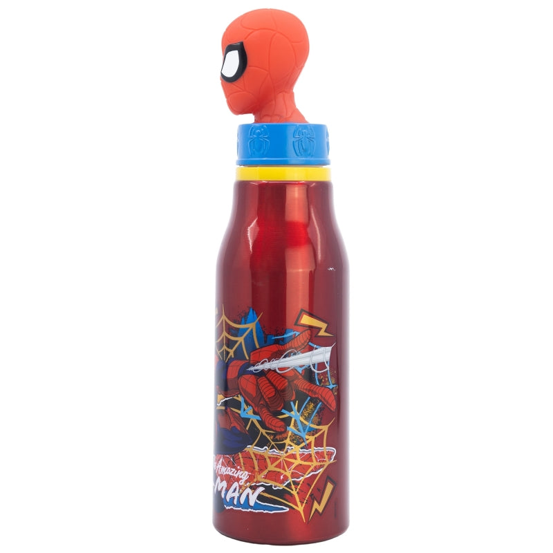 3D FIGURINE ALUMINIUM BOTTLE 690 ML SPIDERMAN MOVING TARGET