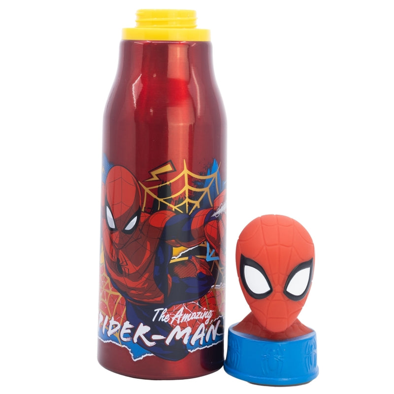 3D FIGURINE ALUMINIUM BOTTLE 690 ML SPIDERMAN MOVING TARGET