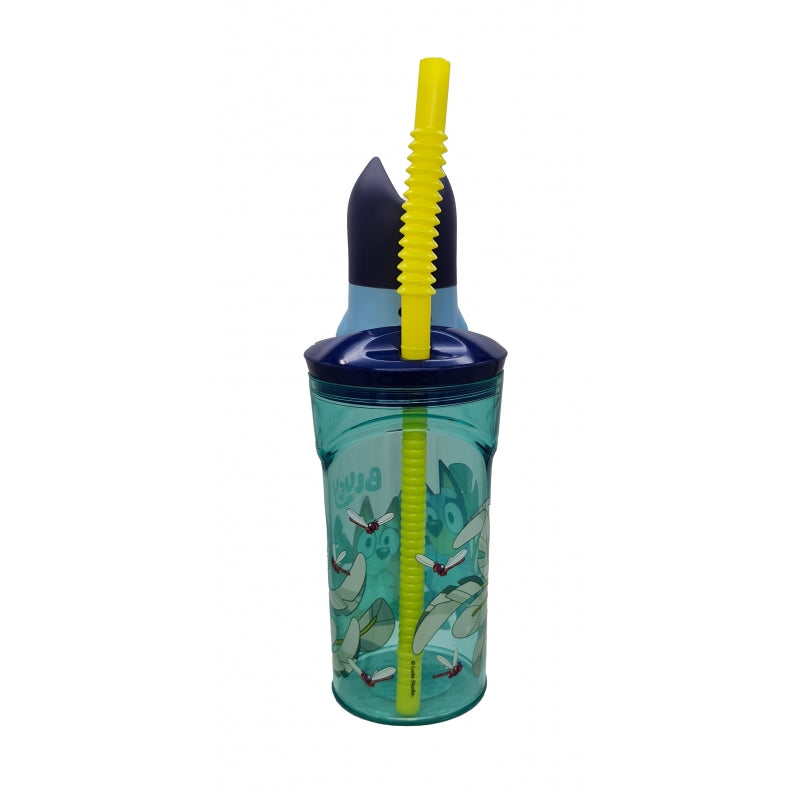 Bluey 3D Tumbler met Rietje 360 ml – Avontuur met Bluey!