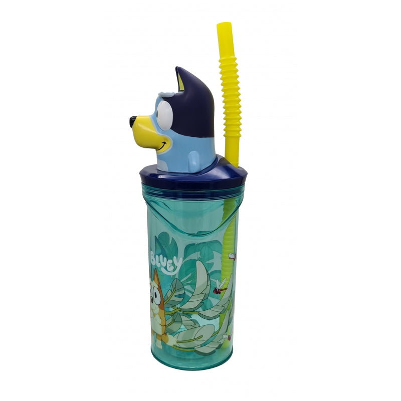Bluey 3D Tumbler met Rietje 360 ml – Avontuur met Bluey!