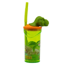 T-Rex 3D Tumbler met Rietje 360 ml – Drinken met een Dino-Twist!
