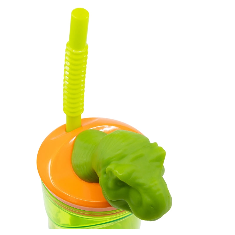 T-Rex 3D Tumbler met Rietje 360 ml – Drinken met een Dino-Twist!