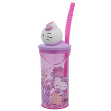 Hello Kitty 3D Tumbler met Rietje 360 ml – Schattig Kattenplezier!