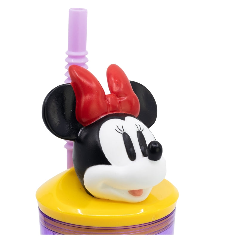 Minnie Sunshine 3D Tumbler met Rietje 360 ml – Zonnig Plezier met Minnie!