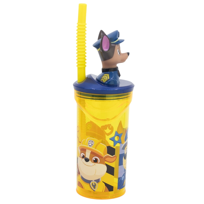PAW Patrol Rescue Pups 3D Tumbler met Rietje 360 ml – Reddingsplezier met Chase!