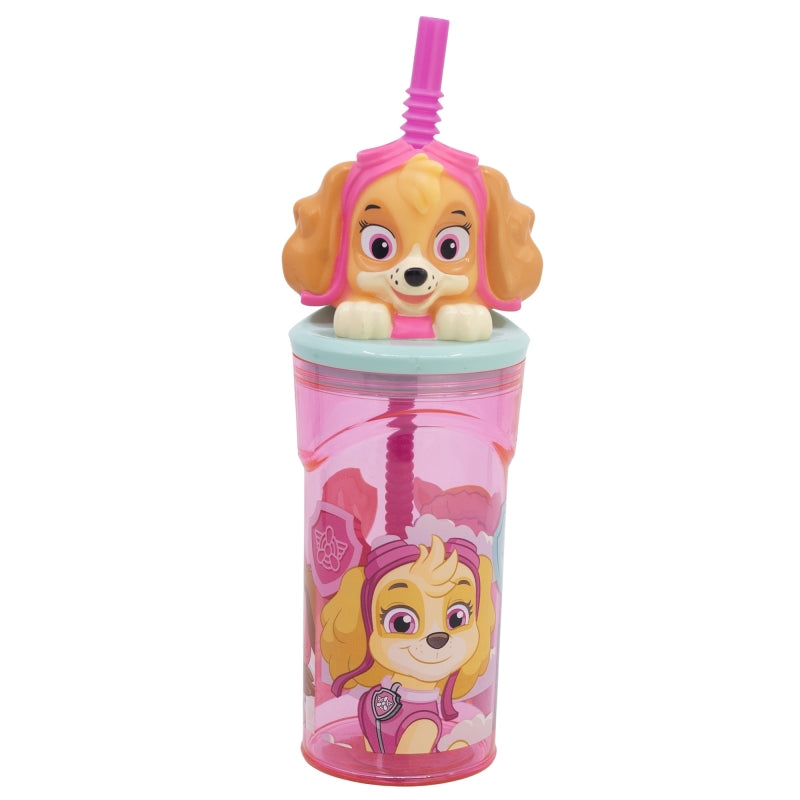 PAW Patrol Girl Superpowers 3D Tumbler met Rietje 360 ml – Superheldinnenpret met Skye!