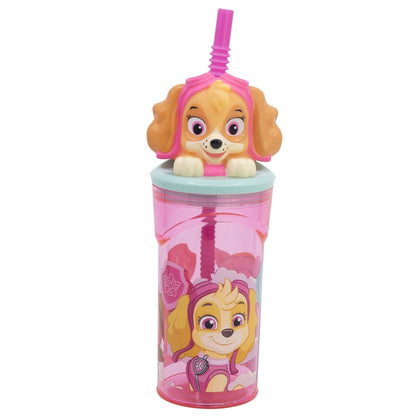 PAW Patrol Girl Superpowers 3D Tumbler met Rietje 360 ml – Superheldinnenpret met Skye!