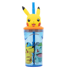 Pokémon 3D Tumbler met Rietje 360 ml – Vang het Avontuur met Pikachu!