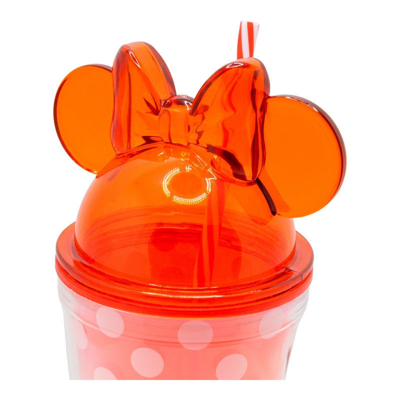 Minnie Mouse 3D Tumbler met Rietje 535 ml – Schattig en Stylish!