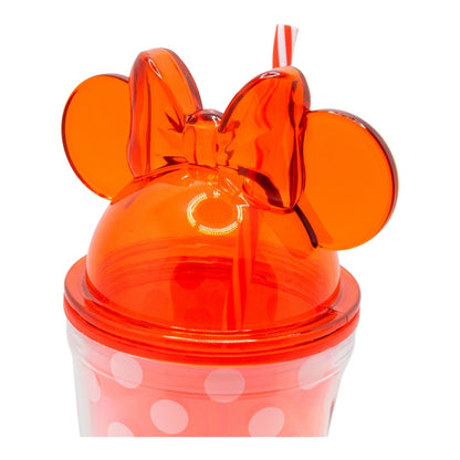 Minnie Mouse 3D Tumbler met Rietje 535 ml – Schattig en Stylish!