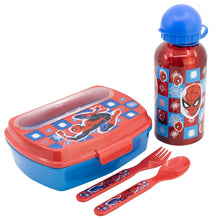 Spider-Man Midnight Flyer 4-Piece Urban BTS Set – BPA-vrije Lunchset in Geschenkdoos