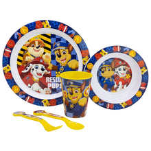 Paw Patrol Boy Rescue Pups 5-Piece Microwave-Safe Tableware Set – BPA-vrije Kinderborden Set