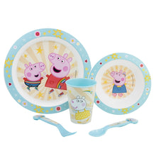 Peppa Pig Core 2022 5-Piece Microwave-Safe Tableware Set – BPA-vrije Kinderborden Set