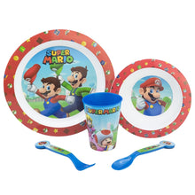 Super Mario 5-Piece Microwave-Safe Tableware Set – BPA-vrije Kinderborden Set