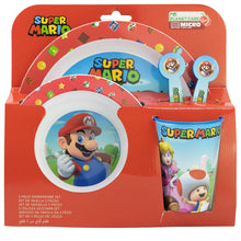 Super Mario 5-Piece Microwave-Safe Tableware Set – BPA-vrije Kinderborden Set