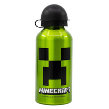 ALUMINIUM BOTTLE 400 ML MINECRAFT CREEPER GREEN