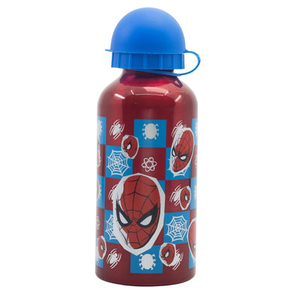 ALUMINIUM BOTTLE 400 ML SPIDERMAN ARACHNID GRID