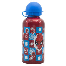 ALUMINIUM BOTTLE 400 ML SPIDERMAN ARACHNID GRID