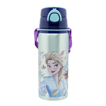 ALUMINIUM POP UP BOTTLE WITH STRAP 730 ML FROZEN SNOWY TALE