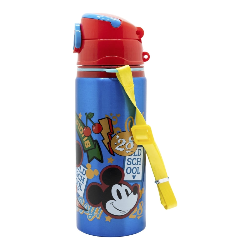 ALUMINIUM POP UP BOTTLE WITH STRAP 730 ML MICKEY TRUE CHAMPIONS