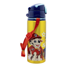 ALUMINIUM POP UP BOTTLE WITH STRAP 730 ML PAW PATROL BOY RESCUE PUPS