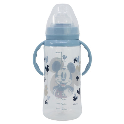 Mickey Mouse Full of Smiles Babyfles met Handvatten 360 ml – Vrolijk Drinken voor je Baby!