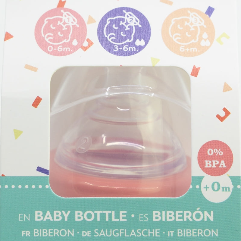 Minnie Mouse Heart Full Babyfles met Handvatten 360 ml – Lief Drinken voor je Baby!