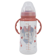 Minnie Mouse Heart Full Babyfles met Handvatten 360 ml – Lief Drinken voor je Baby!