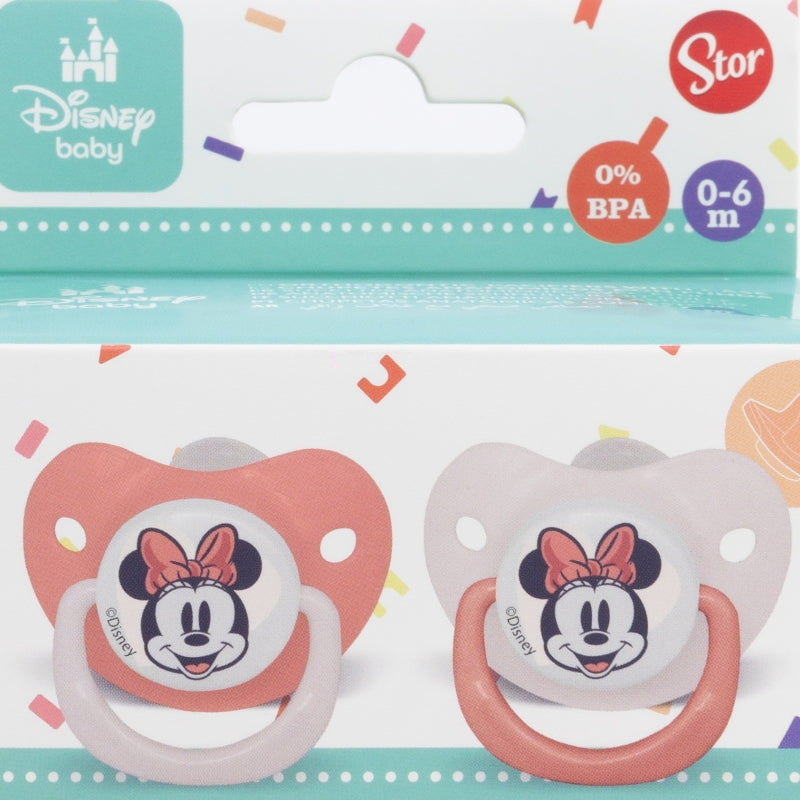 Minnie Mouse Heart Full Fopspenen Set – Lief Troosten met Minnie!
