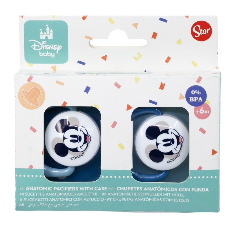 Mickey Mouse Full of Smiles Fopspenen Set – Vrolijk Troosten met Mickey!