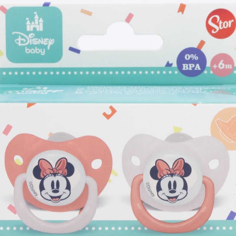 Minnie Mouse Heart Full Fopspenen Set – Lief Troosten met Minnie!