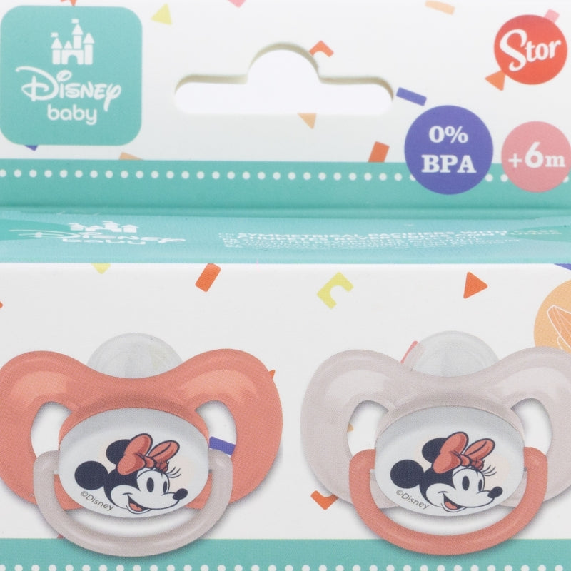 Minnie Mouse Heart Full Fopspenen Set – Lief Troosten met Minnie!