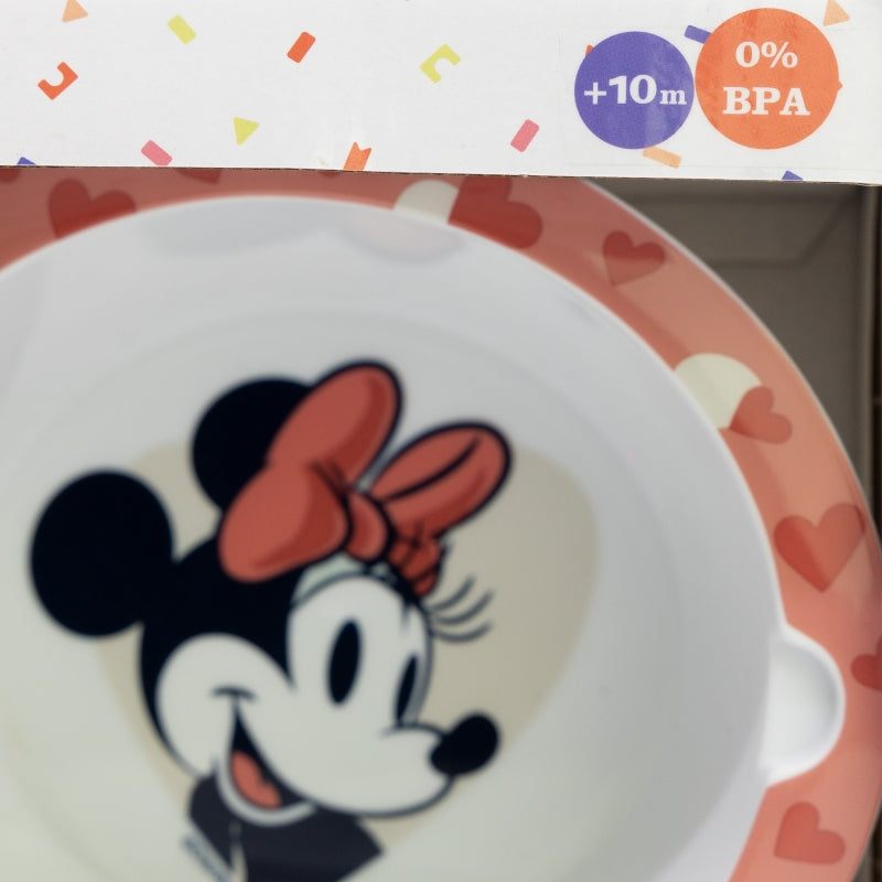 Minnie Mouse Heart Full Baby Cadeauset – Lief Eten en Drinken!