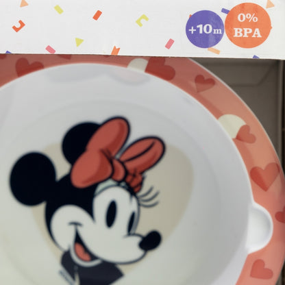 Minnie Mouse Heart Full Baby Cadeauset – Lief Eten en Drinken!