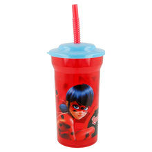 Miraculous Ladybug Transparante Tumbler met Rietje 460 ml – Superheldenplezier!