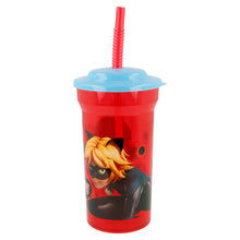 Miraculous Ladybug Transparante Tumbler met Rietje 460 ml – Superheldenplezier!