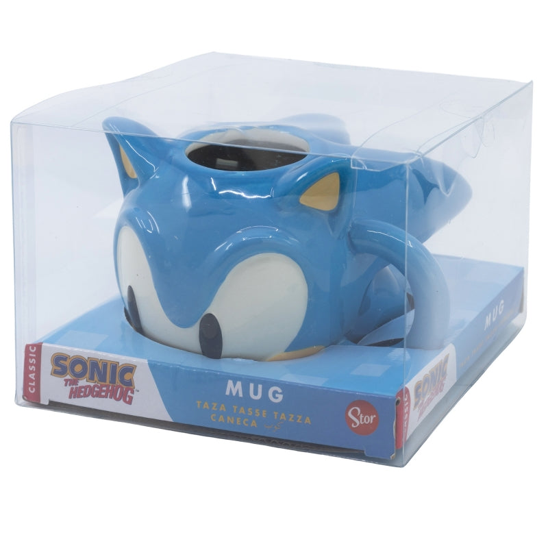 CERAMIC 3D MUG 13 OZ IN GIFT BOX SONIC HEAD