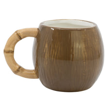 CERAMIC 3D MUG 14 OZ IN GIFT BOX STITCH COCONUT