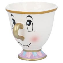 CERAMIC 3D MUG 6 OZ IN GIFT BOX BEAUTY AND THE BEAST CHIP