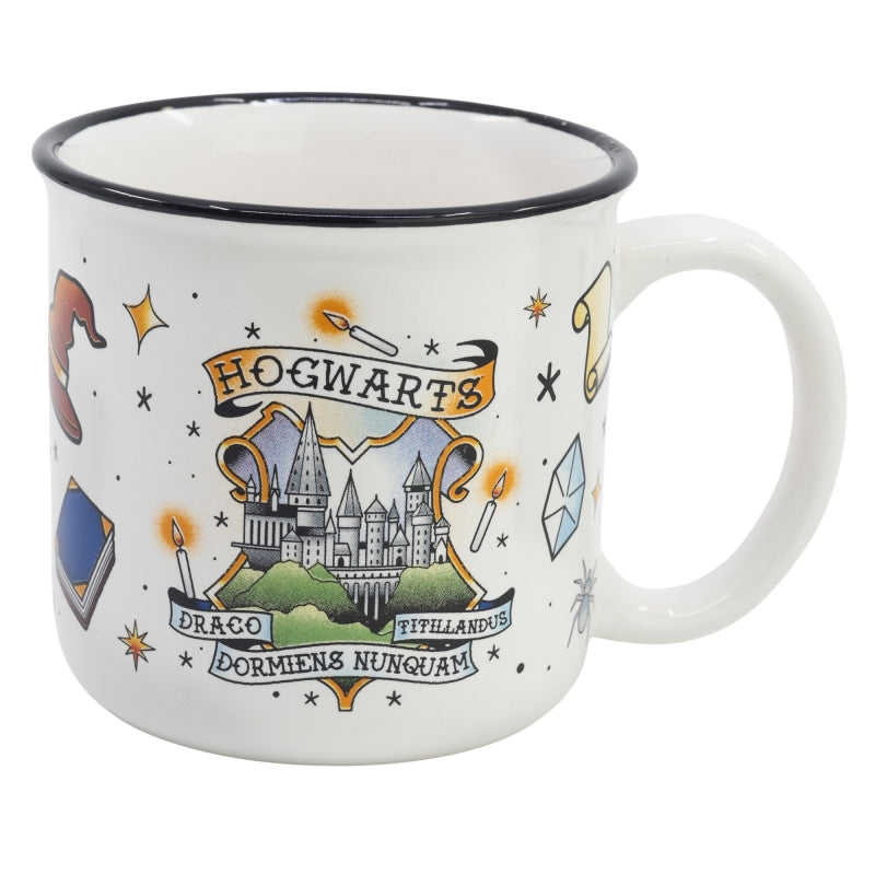 CERAMIC BREAKFAST MUG 14 OZ IN GIFT BOX HARRY POTTER MAGIC SYMBOLS